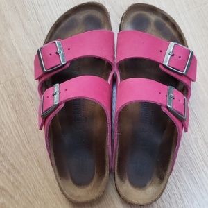 Birkenstock Arizona soft nubuck leather 39 N-pink